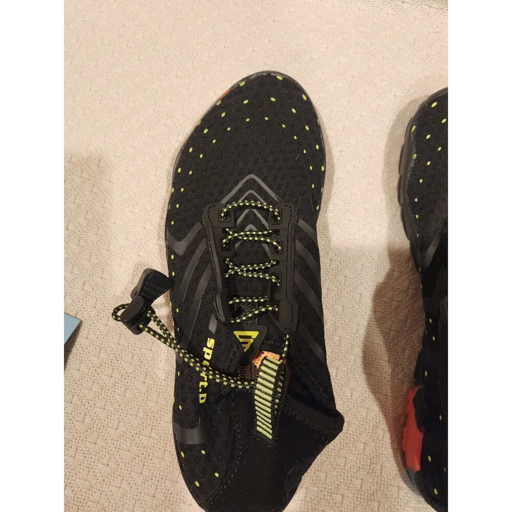 Sport D Mishansa Black Water Shoes With Multicolor Soles Size 36